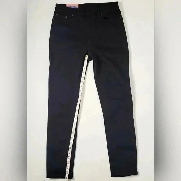 Acne Women’s Size 28 Jeans, High Rise, Black, Like New - Picture 2 of 11